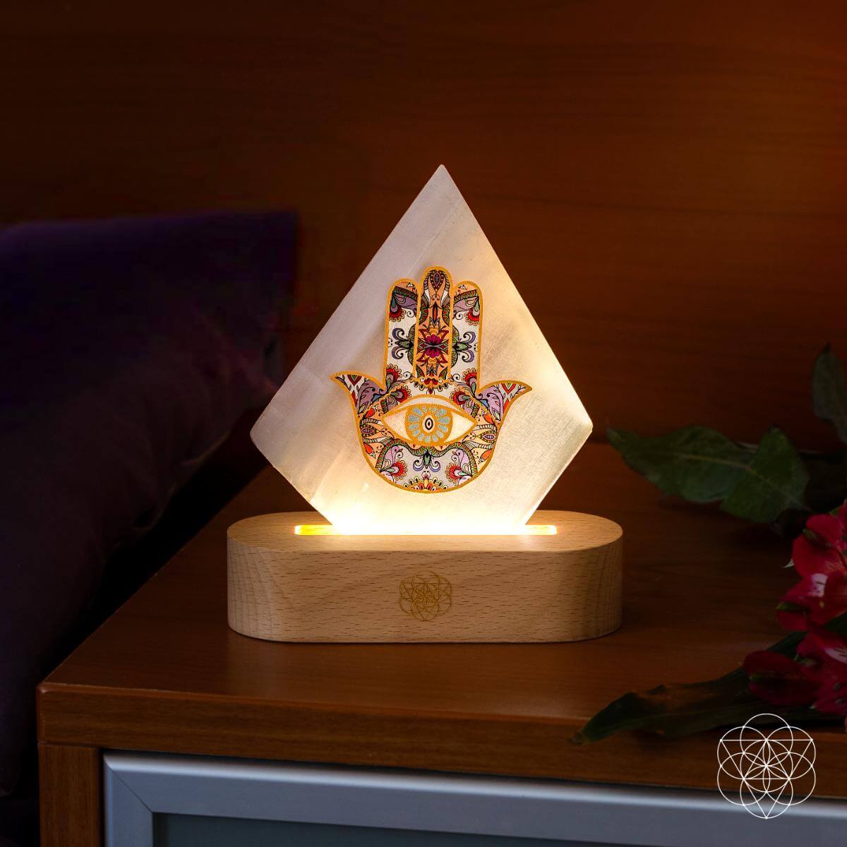 Conscious Items My Aura Spa mood lamp night light with soothing, colorful glow for relaxation and rejuvenation.