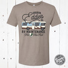 Cousin Eddie's RV Maintenance short sleeve graphic tee by The Graphic Tee, featuring a humorous RV repair design.
