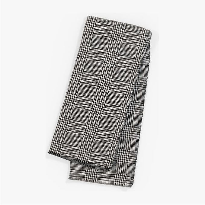 CozyNest Decor outdoor throw blanket with insect shield repellent, houndstooth pattern, lightweight for camping, picnic, or beach use.