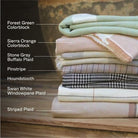 CozyNest Decor outdoor bug shield throw blanket with insect repellent, striped plaid design, 60x80 inches, perfect for camping and picnics.