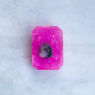 Crystal Irie Fountain of Youth crystal soap bar with clear, smooth appearance and elegant packaging.