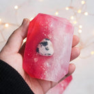 Crystal Irie Mint-to-Be crystal soap bar with a fresh mint scent and clear, smooth texture, displayed on a neutral background.