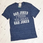 Adult graphic T-shirt from The Graphic Tee featuring humorous dad jokes, casual short-sleeve design, and playful print.