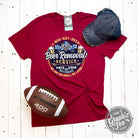 Men's short sleeve graphic tee by The Graphic Tee featuring a humorous Dad's Beer Removal Service design.
