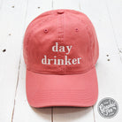 Nantucket Red relaxed twill dad hat by The Graphic Tee featuring a casual brim and adjustable strap.