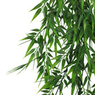 Artificial bamboo leaf garland from Designer Plants USA, UV resistant and fire-rated, measures 6.7×30 inches, ideal for hanging decor.