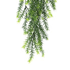 Artificial cedar vine garland by Designer Plants USA, 7.8x30in, UV resistant and fire rated, ideal for hanging decorative plants.
