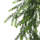 Artificial cedar vine garland by Designer Plants USA, UV-resistant hanging bush, 7.8x30 inches, fire-rated NFPA701, ideal for décor.