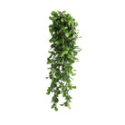 Artificial Creeping Fig Garland by Designer Plants USA, UV-resistant hanging bush, 7.1x30 inches, fire-rated NFPA701.