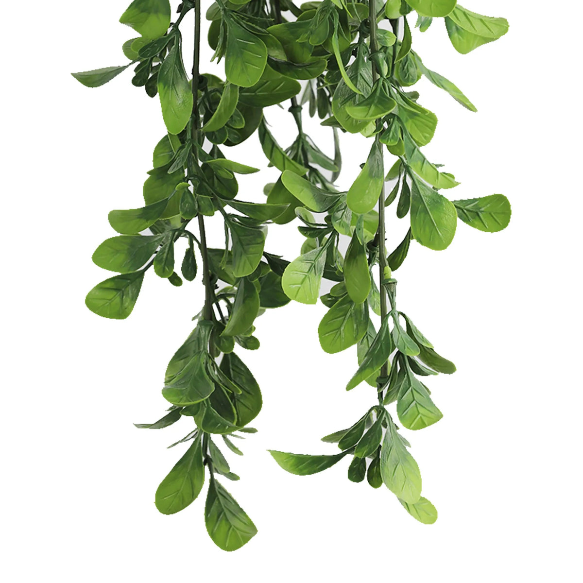 Artificial Creeping Fig Garland by Designer Plants USA, UV resistant hanging bush, 7.1x30 inches, fire-rated NFPA701 for indoor or outdoor decor.