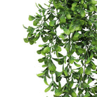 Artificial creeping fig garland by Designer Plants USA, UV resistant hanging bush, 7.1x30 inches, fire-rated for indoor or outdoor use.