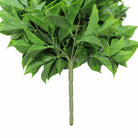 Artificial hanging pothos bush with dense green foliage, UV resistant, fire-rated, 10.6x28.5 inches, from Designer Plants USA
