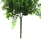 Artificial dense tropical fern hanging plant, 30 inches tall, UV resistant, ideal for outdoor decor, by Designer Plants USA.