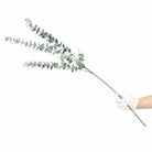 Set of 25 Designer Plants USA artificial eucalyptus hanging stems, 30 inches tall, lush green indoor decorative hanging plants.