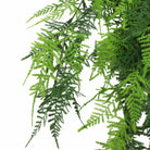 Artificial Lace Fern Garland hanging bush, UV resistant, NFPA 701 fire rated, 5.9x30 inches, from Designer Plants USA