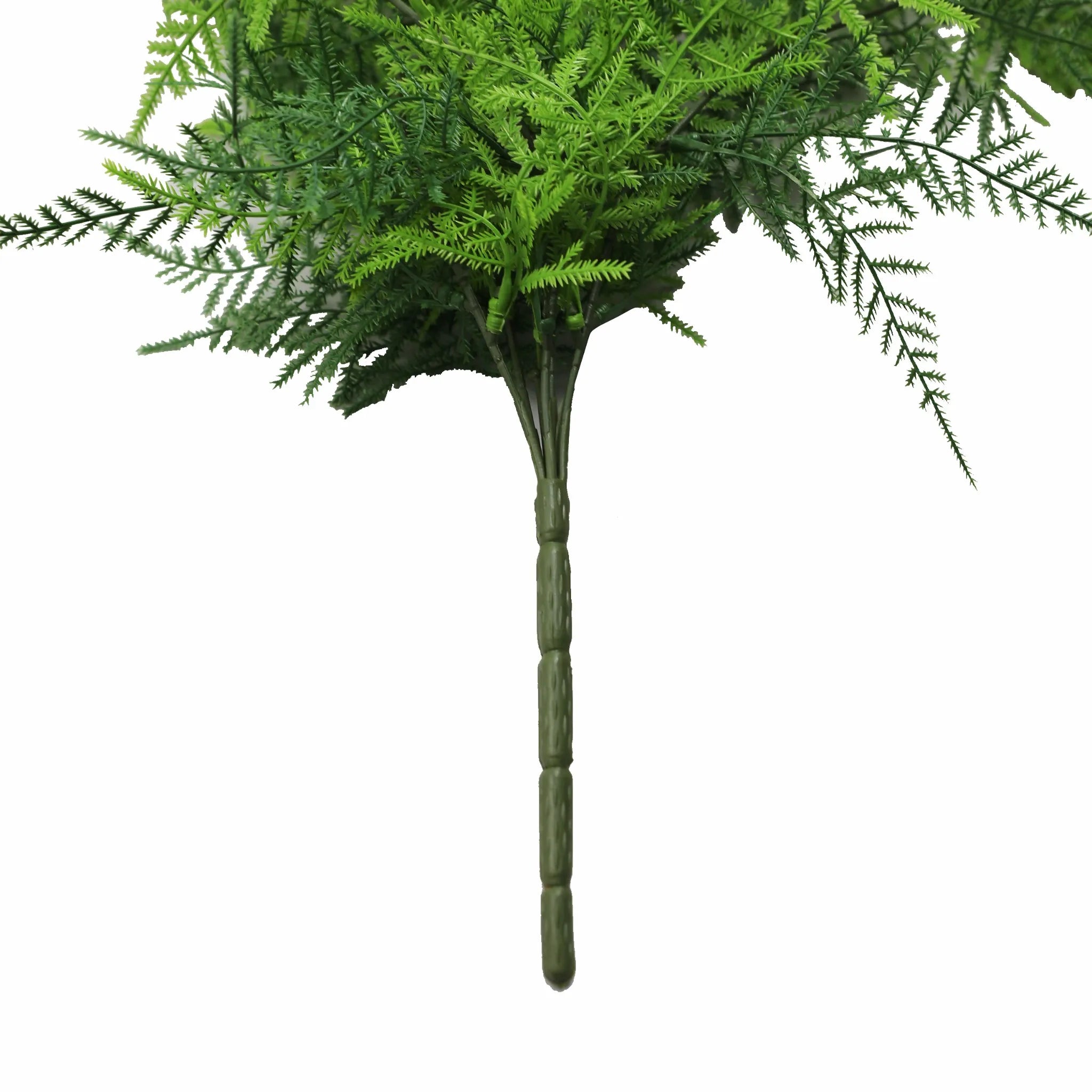 Artificial Lace Fern Garland hanging bush, UV resistant, fire-rated, 5.9x30 inches, from Designer Plants USA, ideal for home decor.
