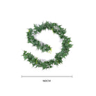 Lifelike 63-inch UV-resistant Ivy Garland by Designer Plants USA, ideal for outdoor hanging plants and interconnectable greenery.