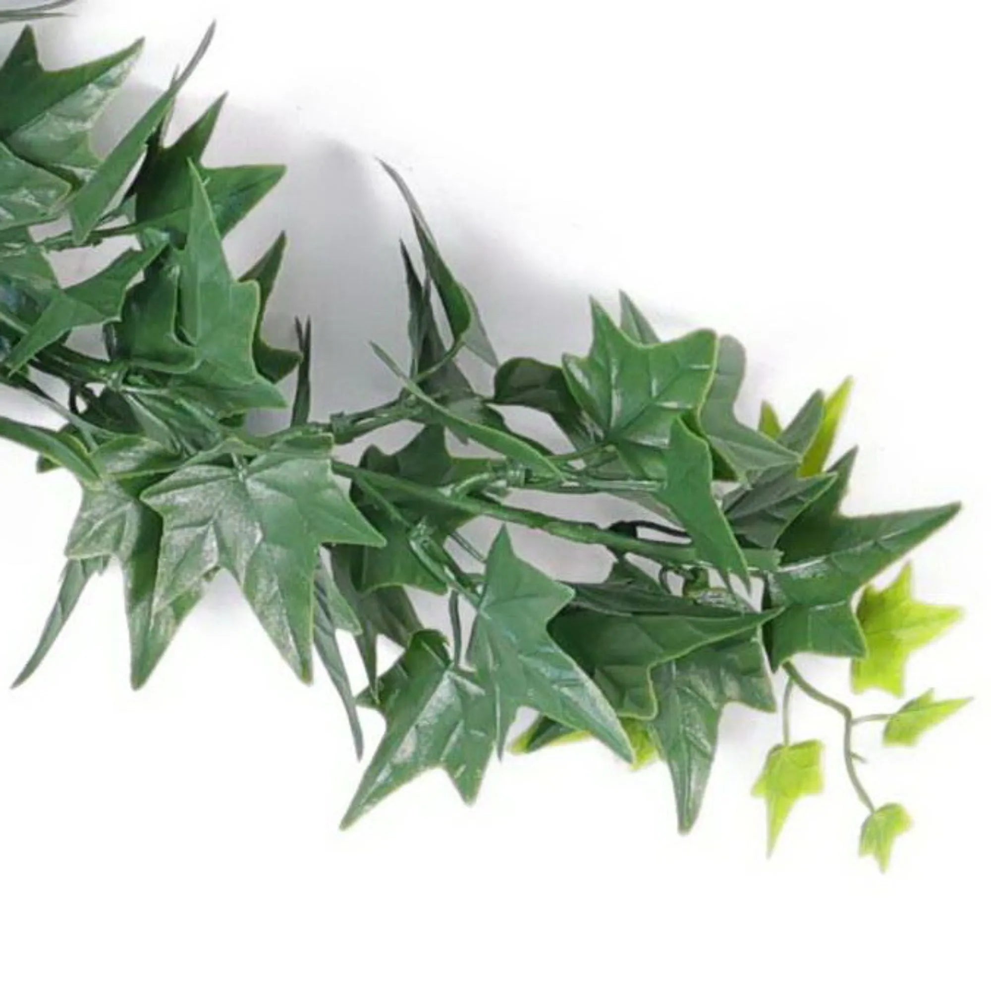 Lifelike 63-inch UV-resistant ivy garland hanging plant from Designer Plants USA, ideal for indoor or outdoor decor.