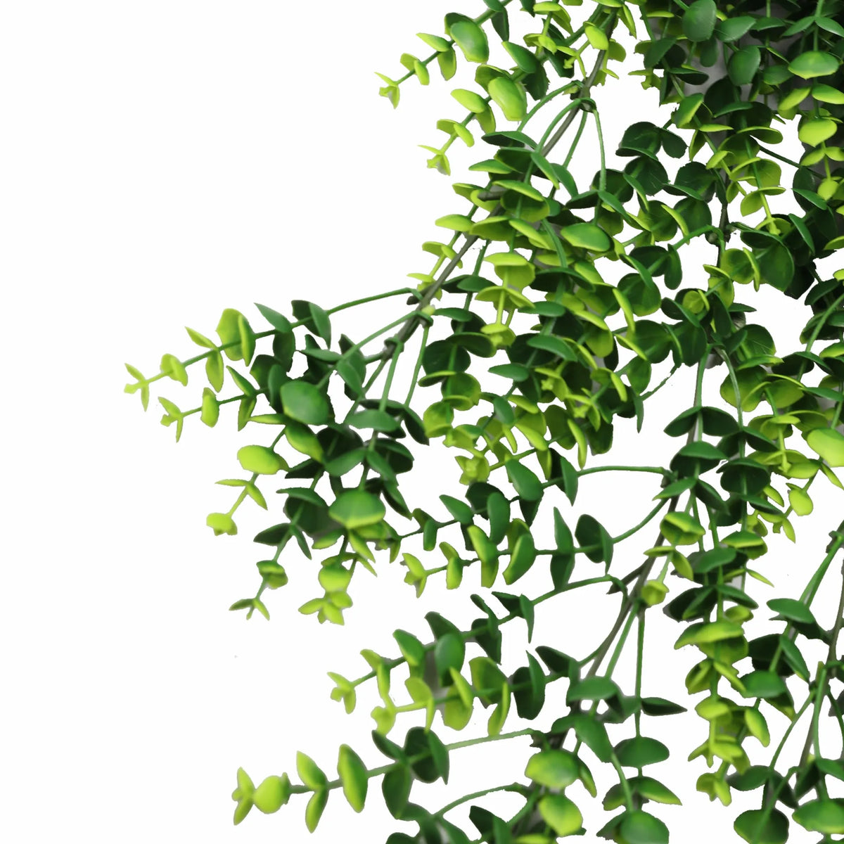 Artificial lush green eucalyptus garland by Designer Plants USA, 7.1×30.5 inches, UV resistant and fire-rated for hanging decor.