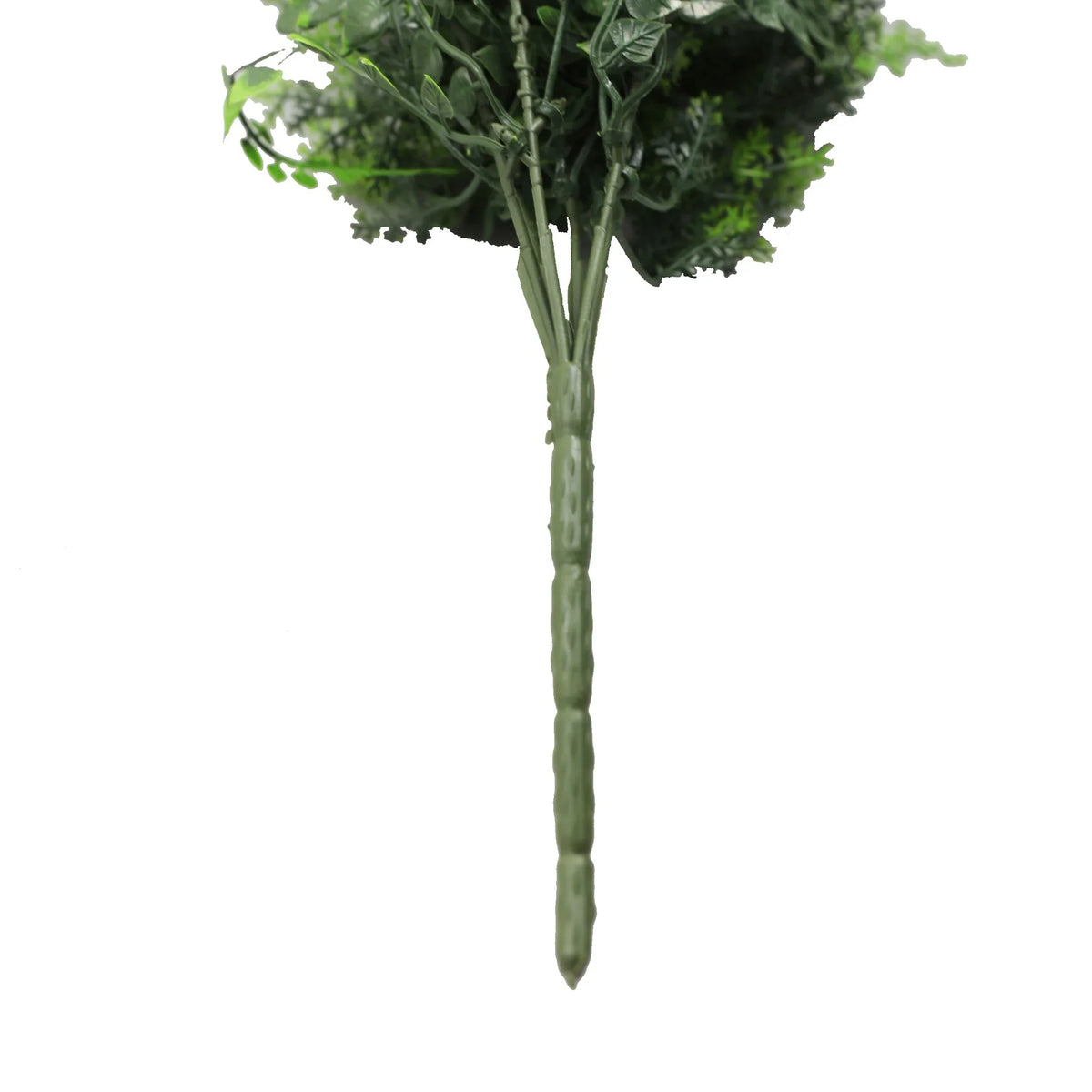 Artificial Mediterranean fern vine hanging plant by Designer Plants USA, UV resistant, fire-rated, 8.6x30 inches, realistic faux greenery