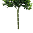 Artificial mossy cedar vine garland by Designer Plants USA, 8.6x30in, UV resistant, fire-rated hanging bush for decorative use