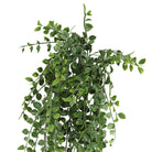Artificial pearls garland hanging bush by Designer Plants USA, UV resistant, fire-rated, 7.8×31 inches, ideal for decorative plant displays.