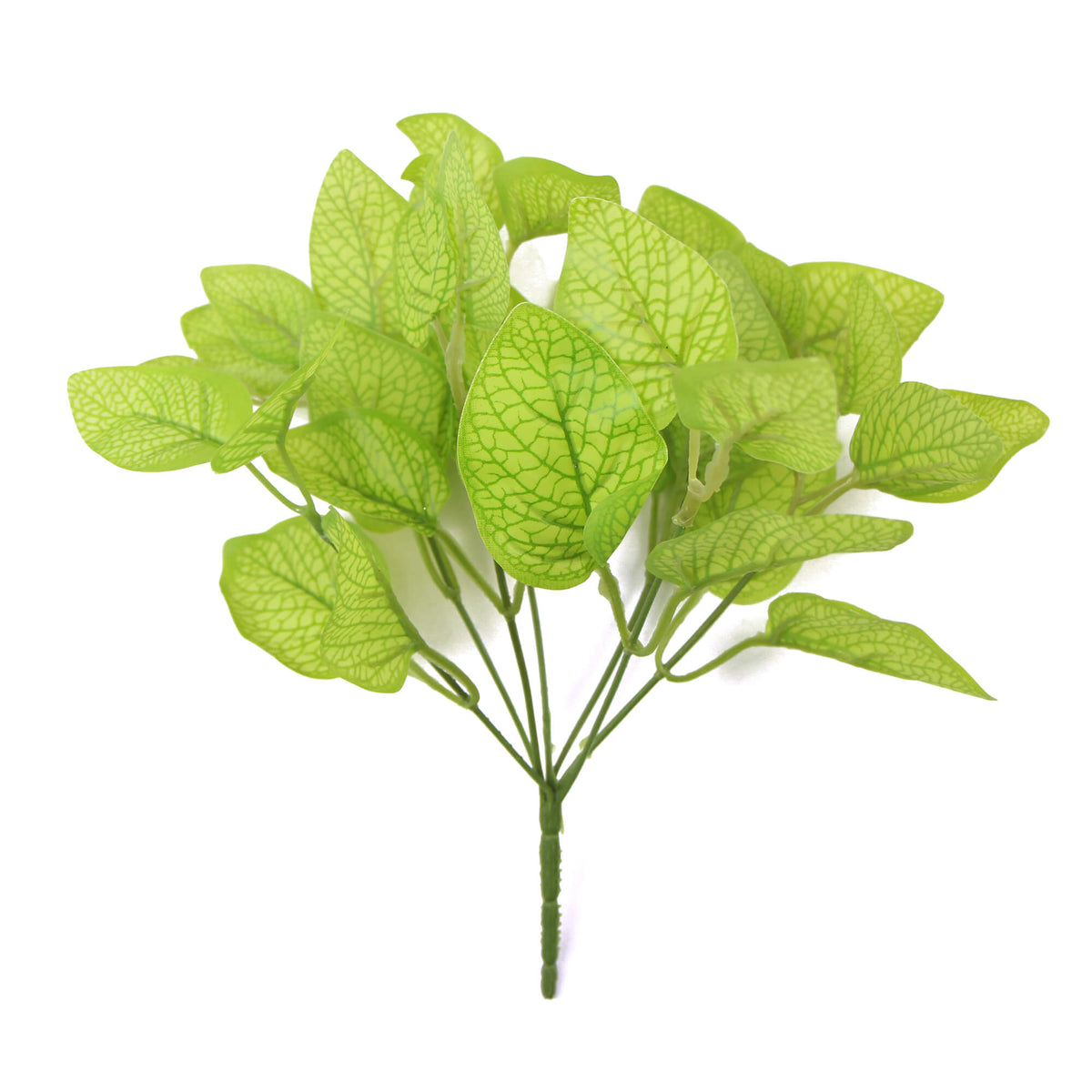Artificial Philodendron Golden Leaf hanging bush with 11-inch stems, lush green foliage, designed by Designer Plants USA.