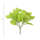 Artificial Philodendron Golden Leaf hanging bush, 11 inches, realistic faux plant from Designer Plants USA