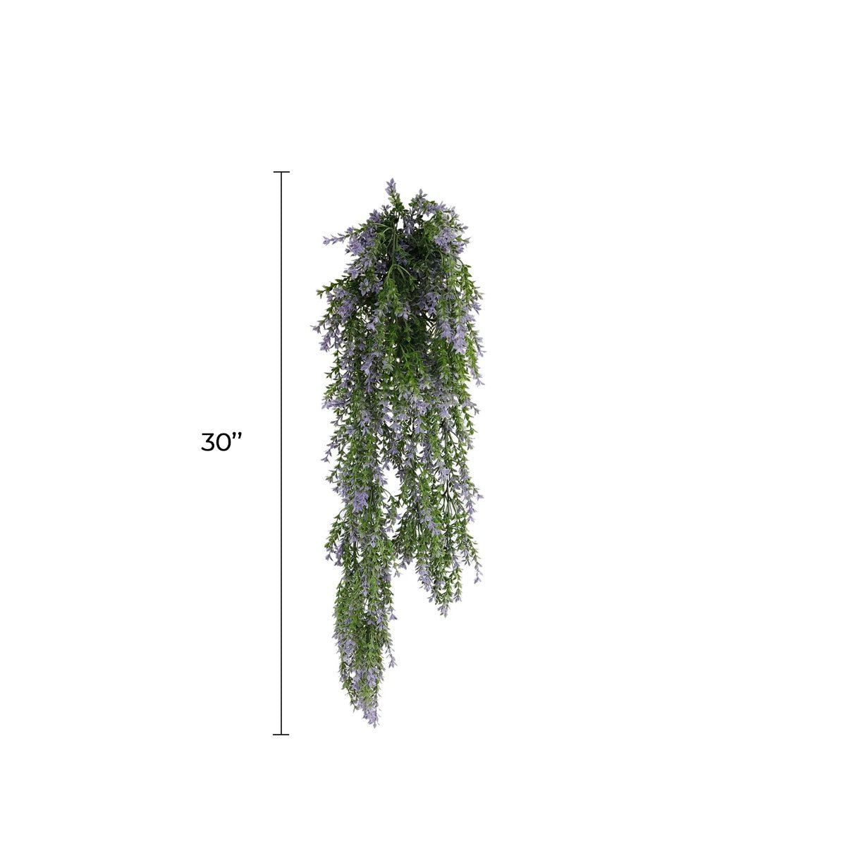 Set of 10 purple and green willow leaf artificial garland bushes, UV resistant, 7.8x30 inches, fire-rated for outdoor decor.