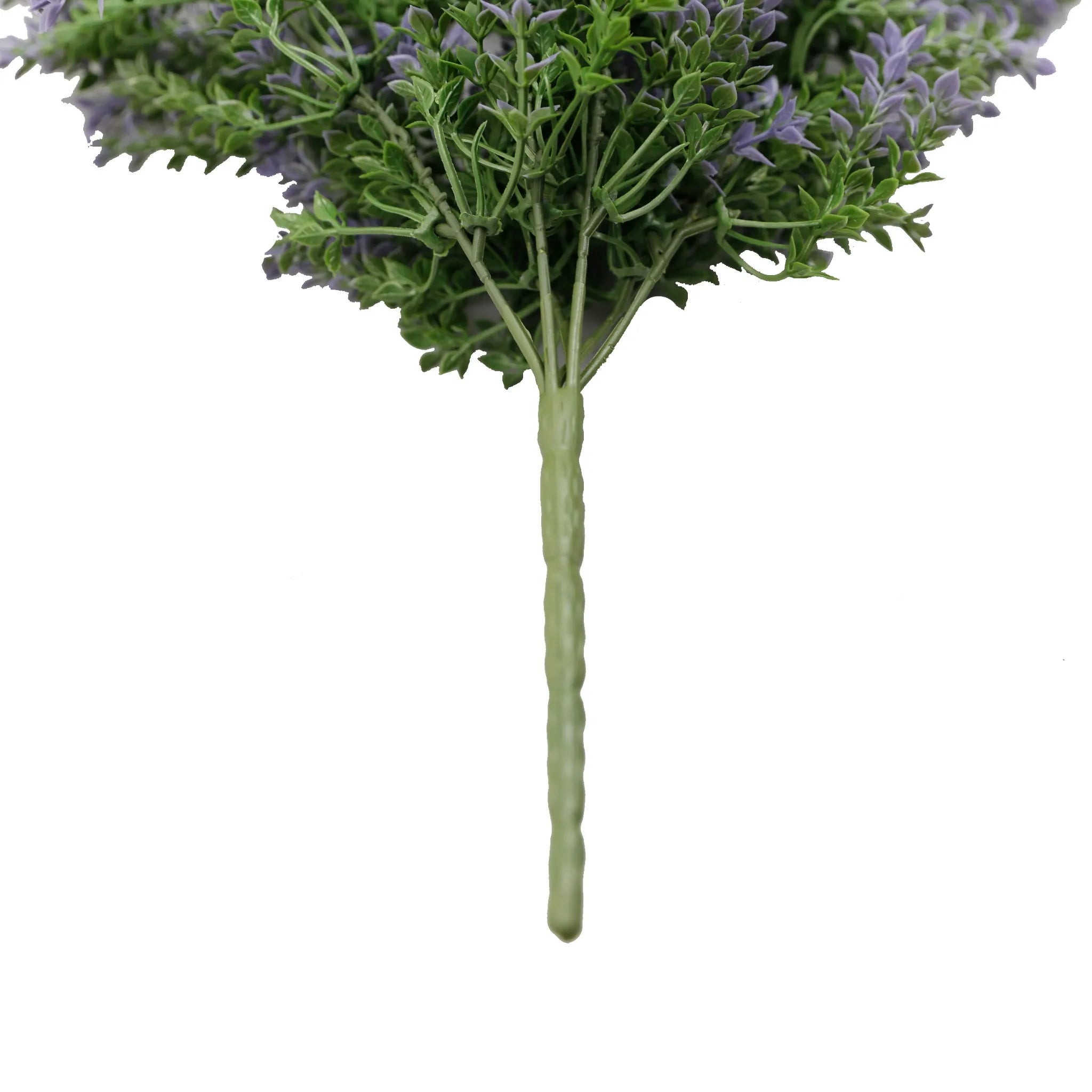 Artificial purple and green willow leaf garland by Designer Plants USA, UV resistant hanging bush, 7.8x30 inches, fire-rated NFPA701