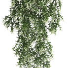 Artificial Star Jasmine Vine hanging plant by Designer Plants USA, UV resistant, 30-inch length, fire-rated NFPA701, realistic foliage