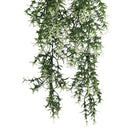 Artificial Star Jasmine vine hanging plant, 7.8x30 inches, UV resistant, fire-rated NFPA701, from Designer Plants USA.