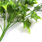Two-tone bright tipped ivy artificial hanging bush with lush green leaves, 31 inches, UV resistant, from Designer Plants USA