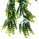 Vivid green dense fern artificial hanging plant, 30 inches tall, UV resistant, Designer Plants USA, perfect for indoor or outdoor decor.