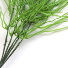 Artificial Weeping Willow Grass hanging bush, 37 inches tall, UV resistant faux plant with lush foliage and flexible stems.