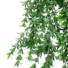 Artificial willow leaf garland by Designer Plants USA, 30-inch UV-resistant hanging bush for decorative indoor or outdoor use.