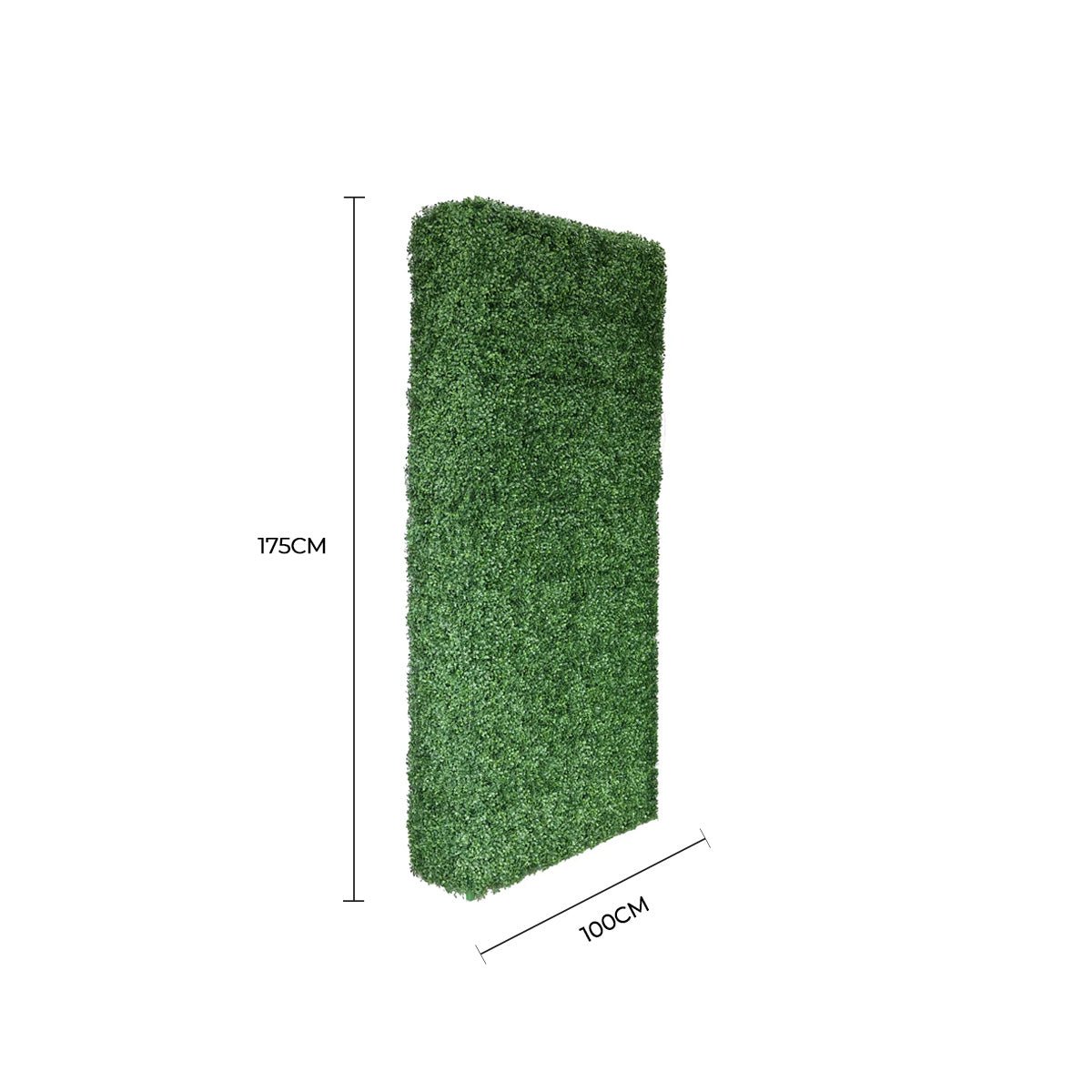 6ft artificial boxwood hedge by Designer Plants USA, UV resistant commercial-grade artificial hedge for outdoor landscaping.