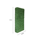 6ft artificial boxwood hedge by Designer Plants USA, UV resistant commercial-grade artificial hedge for outdoor landscaping.