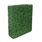 Bottom view of a 6ft UV-resistant Boxwood Artificial Hedge by Designer Plants USA, showcasing dense green foliage.