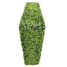 Dark green boxwood artificial hedge, 30x30 inches, UV resistant, commercial-grade, freestanding, designer plants USA.