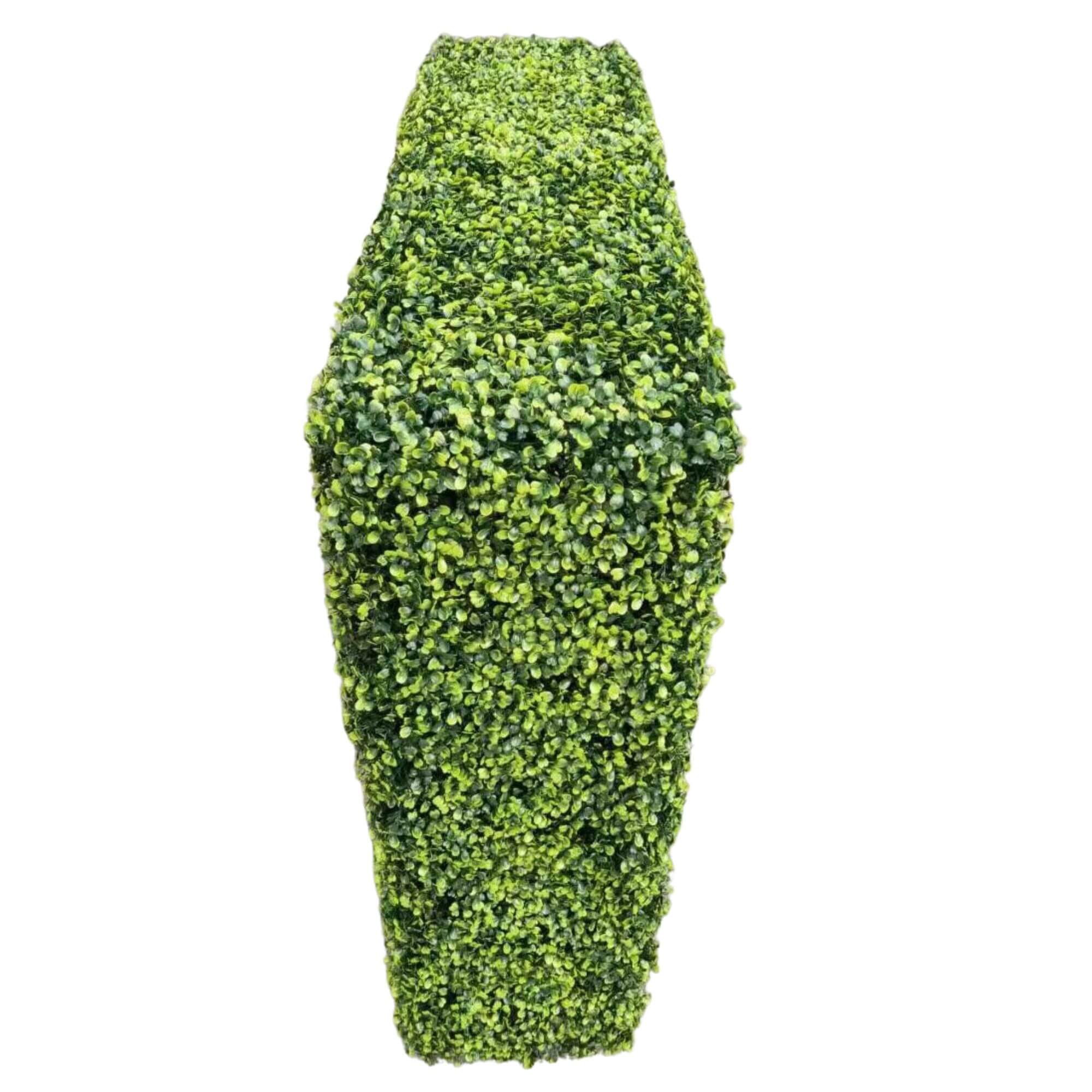 Dark green boxwood artificial hedge, 30x30 inches, UV resistant, commercial-grade, freestanding, designer plants USA.
