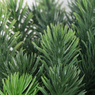Close-up of a Designer Plants USA Cypress Pine artificial tree, 35.4 inches tall, UV resistant, with lush green foliage.