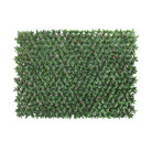 Artificial trellis privacy screen with English Laurel design, UV resistant, expandable, by Designer Plants USA.