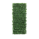Artificial English Laurel trellis privacy screen by Designer Plants USA, UV resistant and expandable for outdoor garden privacy.