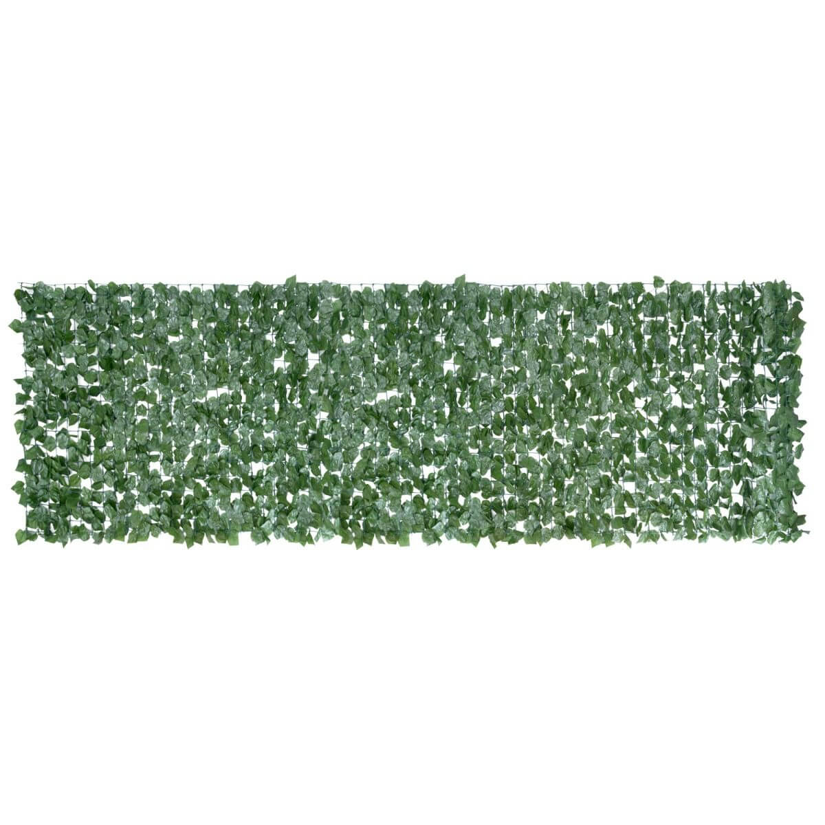 Artificial ivy leaf privacy fence roll by Designer Plants USA, 33 sq ft trellis with lush green ivy for outdoor privacy.
