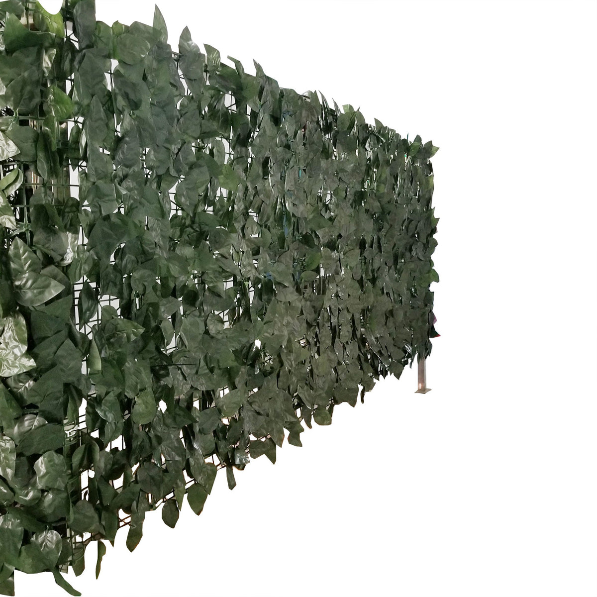 Artificial Ivy Privacy Fence Roll by Designer Plants USA, trellis with lush green ivy for outdoor privacy, 33 sq ft.