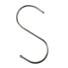 Stainless steel S hooks for hanging, 4.72x2.36 inches, 1 piece, suitable for garden or household installation by Designer Plants USA.