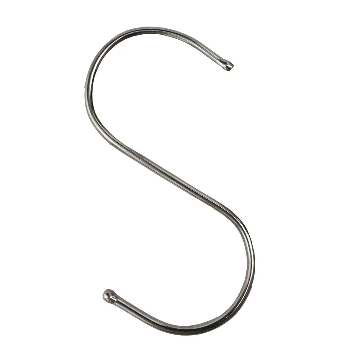 Stainless steel S hooks for hanging, 4.72x2.36 inches, 1 piece, suitable for garden or household installation by Designer Plants USA.