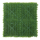 Artificial green wall panel with realistic moss leaves, UV resistant, 33 sq ft living wall mat by Designer Plants USA for commercial use.