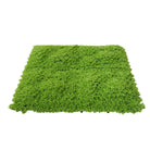 Artificial moss wall panel with realistic green leaves, designed for living walls, UV resistant, commercial grade, from Designer Plants USA.